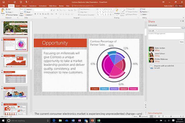 top six new features of microsoft office 2016