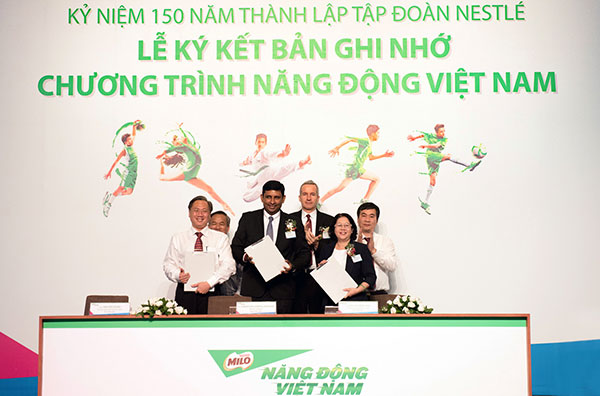 Nestlé Vietnam announces partnership with government to nourish children