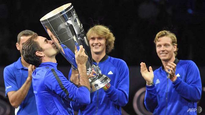 federer leads europe to maiden laver cup title