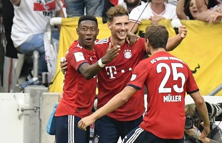 Goretzka scores first Bayern goal in stroll against Stuttgart