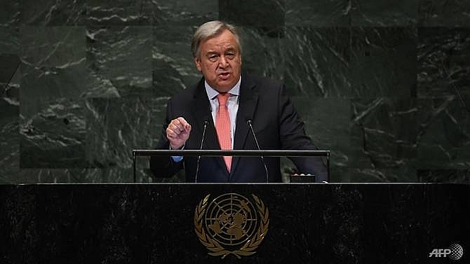 un chief warns of chaotic world order as general assembly opens