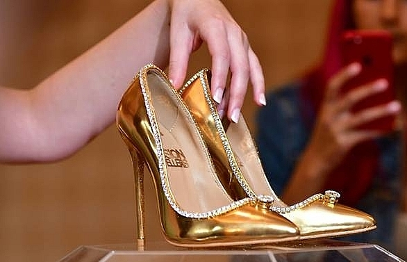 Diamond-trimmed stilettos go on sale for US$17 million in Dubai