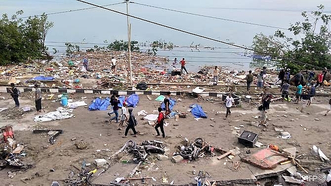 scores killed in indonesia quake tsunami