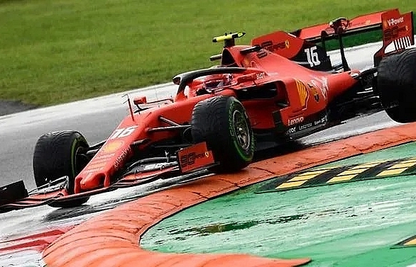 Leclerc tops practice to boost Ferrari's hopes of win at Monza
