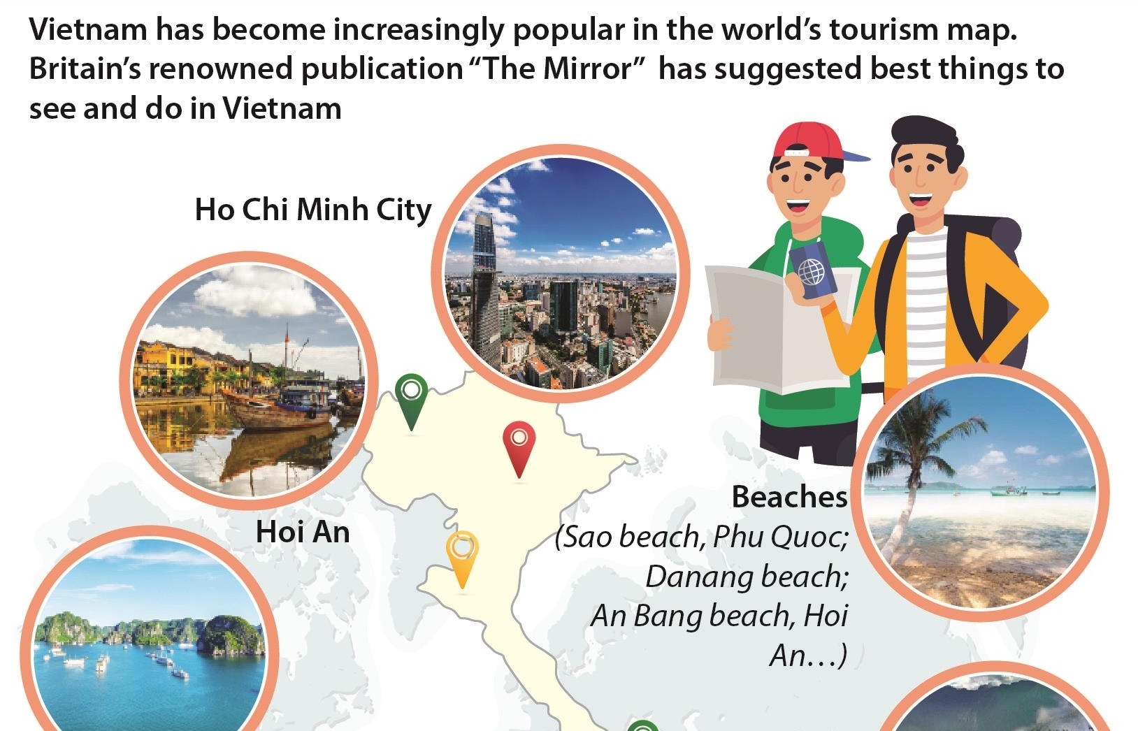 The Mirror recommends 10 best destinations of Vietnam