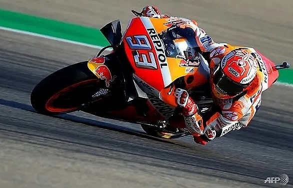 Marquez remains fastest despite Yamaha challenge