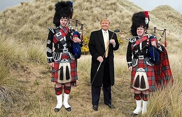 Trump gets approval for second Scottish course