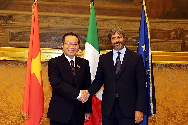 na vice chairman meets with leaders of italys lower house