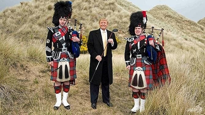 trump gets approval for second scottish course