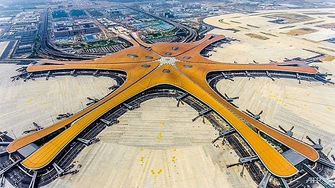 beijing hopes glitzy new airport will take off as aviation hub