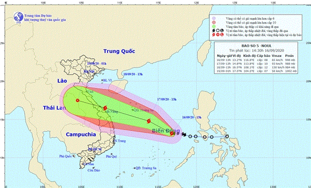 storm expected to make landfall in central region on sept 18