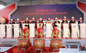 Hyundai Thanh Cong 2 automobile plant breaks ground in Ninh Binh