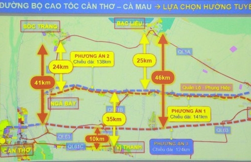 Mekong Delta provinces propose three route options for expressway