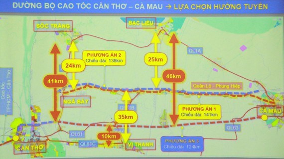 mekong delta provinces propose three route options for expressway