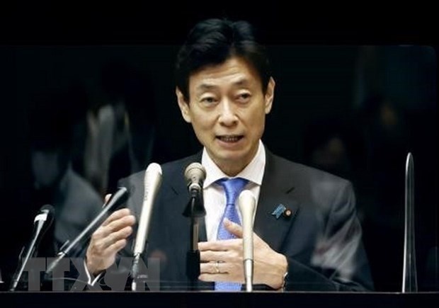 Japanese minister in charge of CPTPP talks Yasutoshi Nishimura. (Photo: Kyodo)