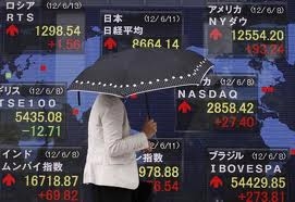 Asian markets lower after Wall St tumbles