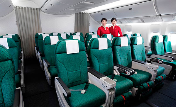 cathay pacific extends premium economy products to regional routes