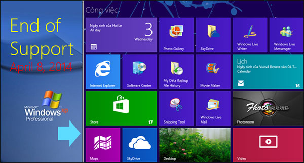 pcs in vietnam still at risk before microsoft ends support for windows xp
