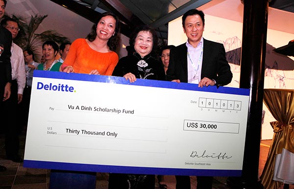 deloitte contributes to promoting learning of poor students