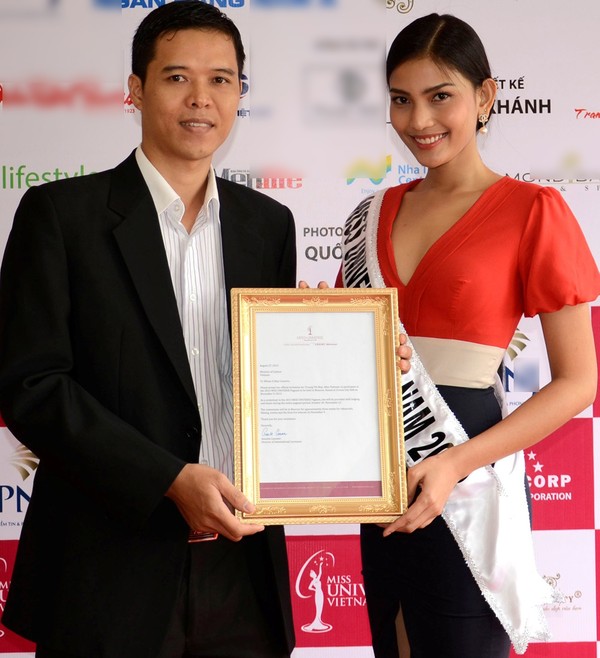 truong thi may licensed to compete at miss universe 2013