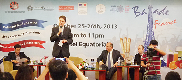 equatorial hosts french gastronome event