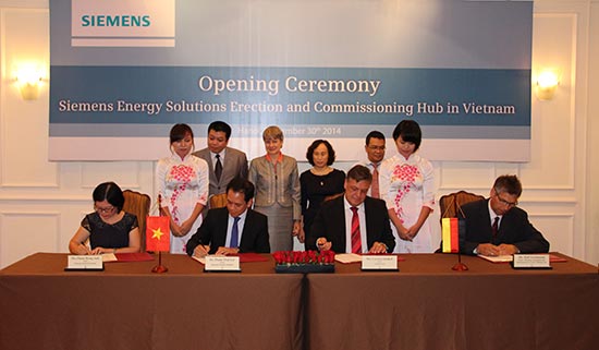 siemens ag establishes the first project execution hub for power plants in vietnam