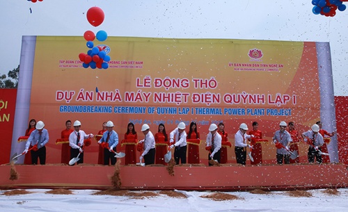 construction begins on 22b nghe an thermal power plant