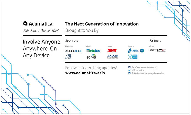 acumaticas solutions tour to feature next gen cloud business solutions