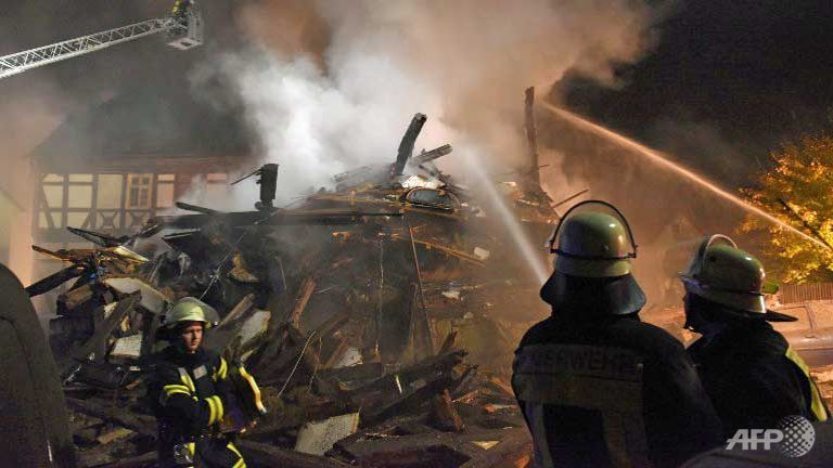 12 injured in germany as fire rips through foreign workers home