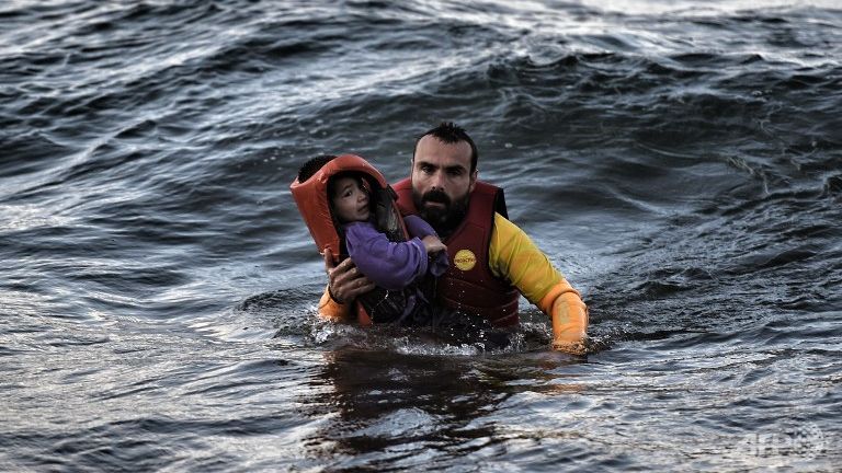 germany to funnel refugee flow as 17 children die at sea