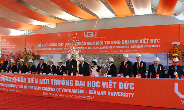 new vietnamese german university campus breaks ground