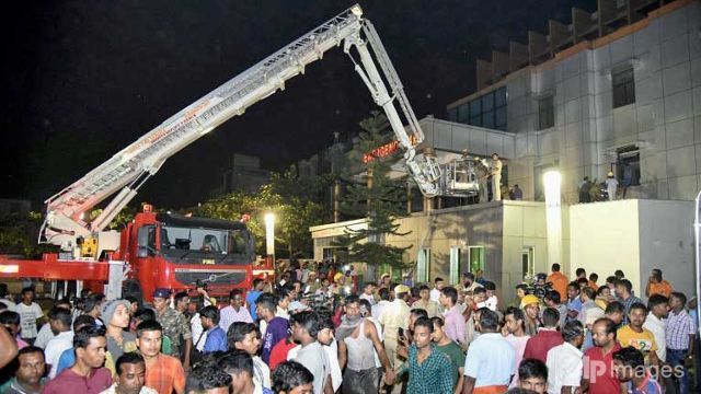 four arrested over india hospital fire