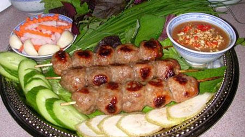 ninh hoa grilled meatball