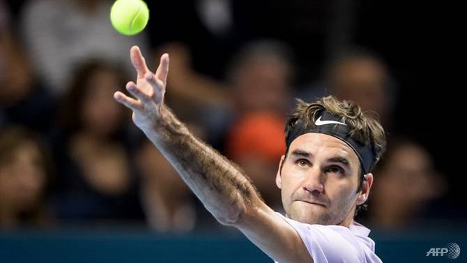 federer survives to reach 14th basel semi final