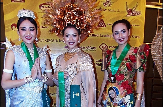 vietnamese contestant wins miss earth costume round