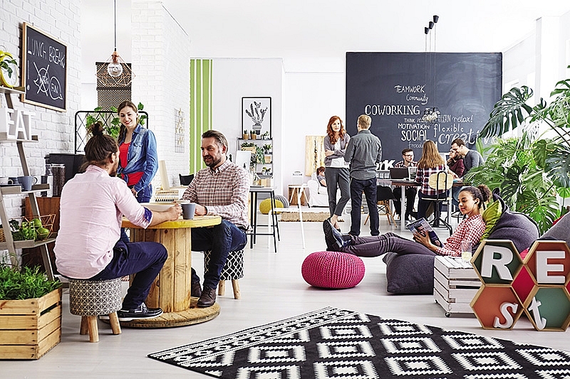 Co-working spaces shine as global giants approach