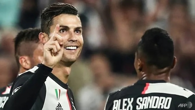 ronaldo scores as juventus brush aside leverkusen