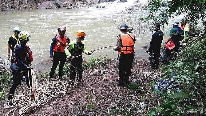 thai park strengthen fences barricades after 11 elephants die in waterfall