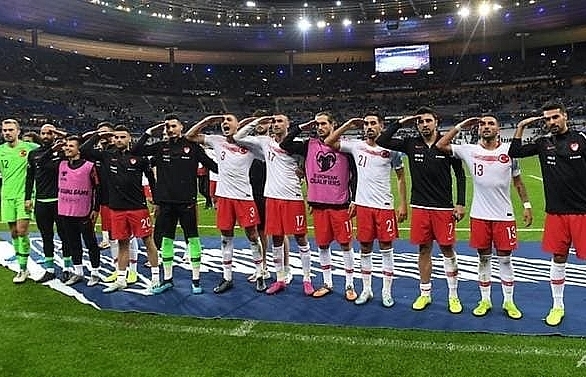 UEFA investigates Turkey for military salute in Euro qualifiers
