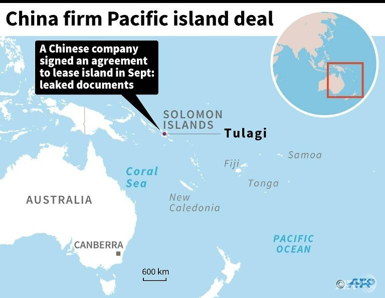 china signs deal to lease pacific island in solomons
