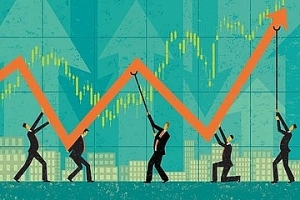 Shares go up thanks to oil stocks