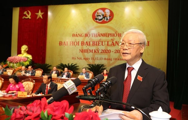 top leader demands stronger changes for hanois sustainable development