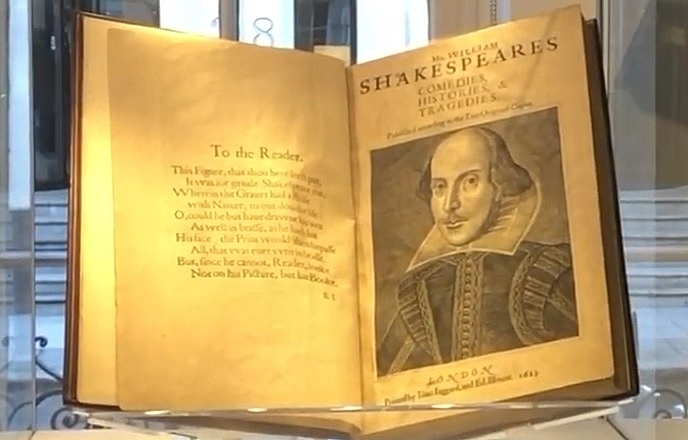 shakespeare first folio sold for record 10 million