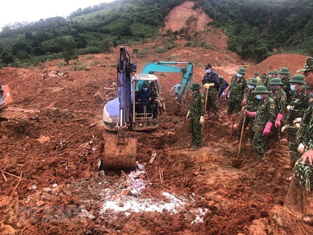 all 22 bodies in quang tris landslide recovered