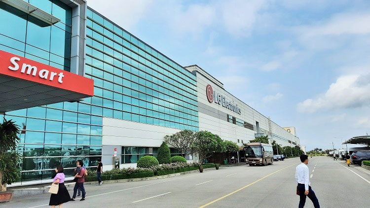 LG Group has invested nearly 6 billion USD in Hai Phong. Photo - Thanh Tan