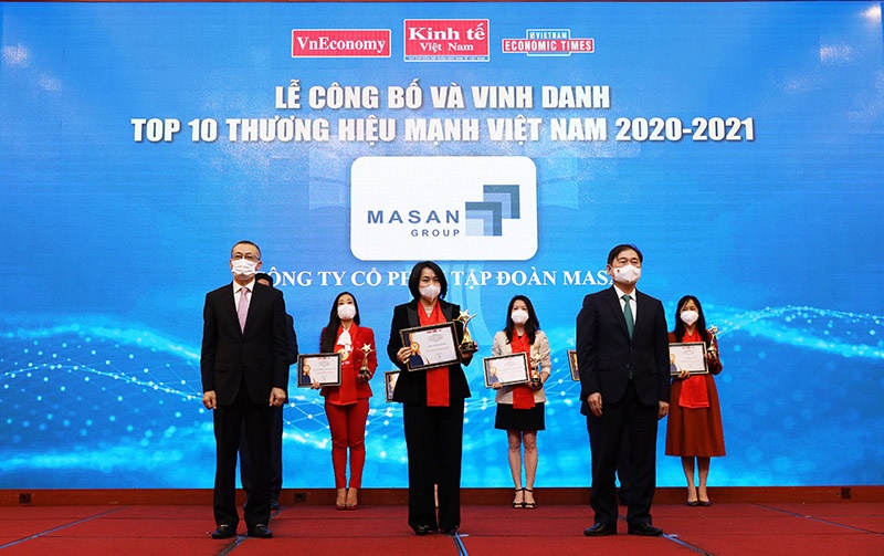 Masan was honored in Vietnam Top Strong Brands 2021