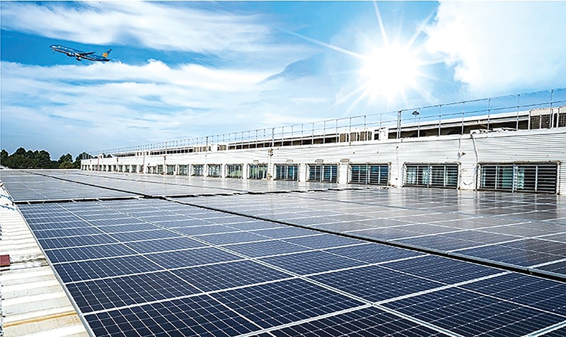 The first CME rooftop solar energy project at Tan Son Nhat International Airport