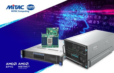 Mitac computing leverages latest AMD enterprise technologies offering leadership performance and density for ai-driven data center workloads