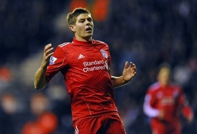 gerrard out for up to four weeks liverpool