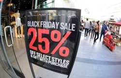 Black Friday shows slight increase in sales